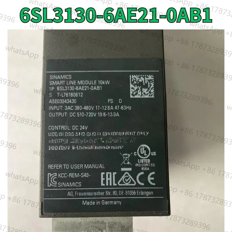 리퍼 드라이버 6SL3130-6AE21-0AB1 OK