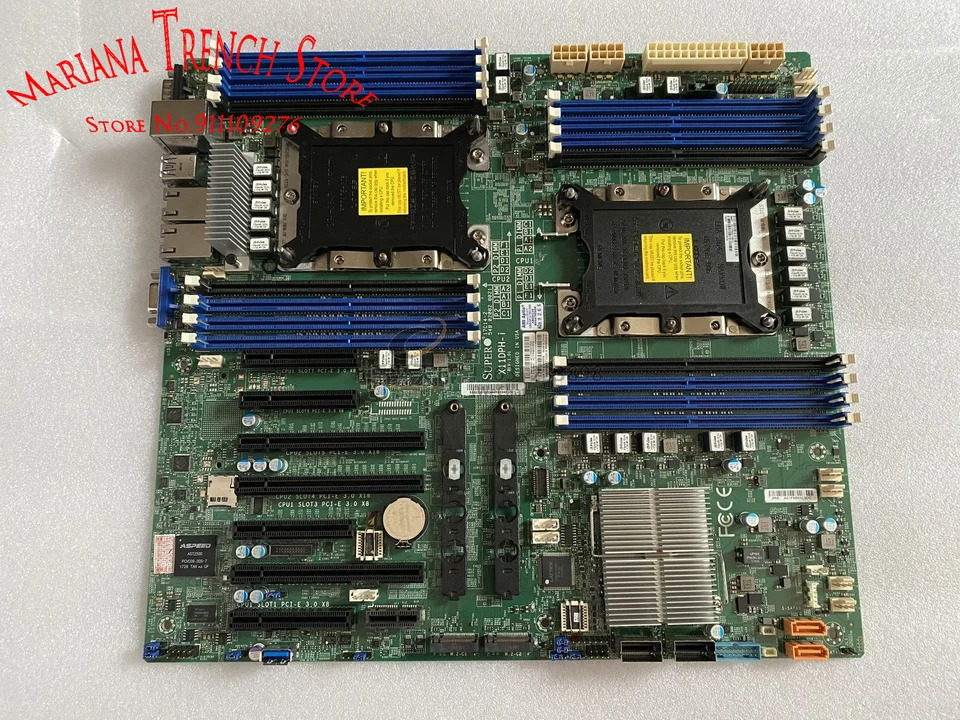 슈퍼마이크로 마더보드 Xeon 확장 프로세서X11DPH-i LGA-3647 DDR4 SATA3 6 Gbps 듀얼 LAN 1GbE