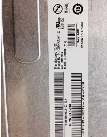 piron 3452 R1348B 23.8 인치 M238HAN01 LED LCD 스크린 A 등급