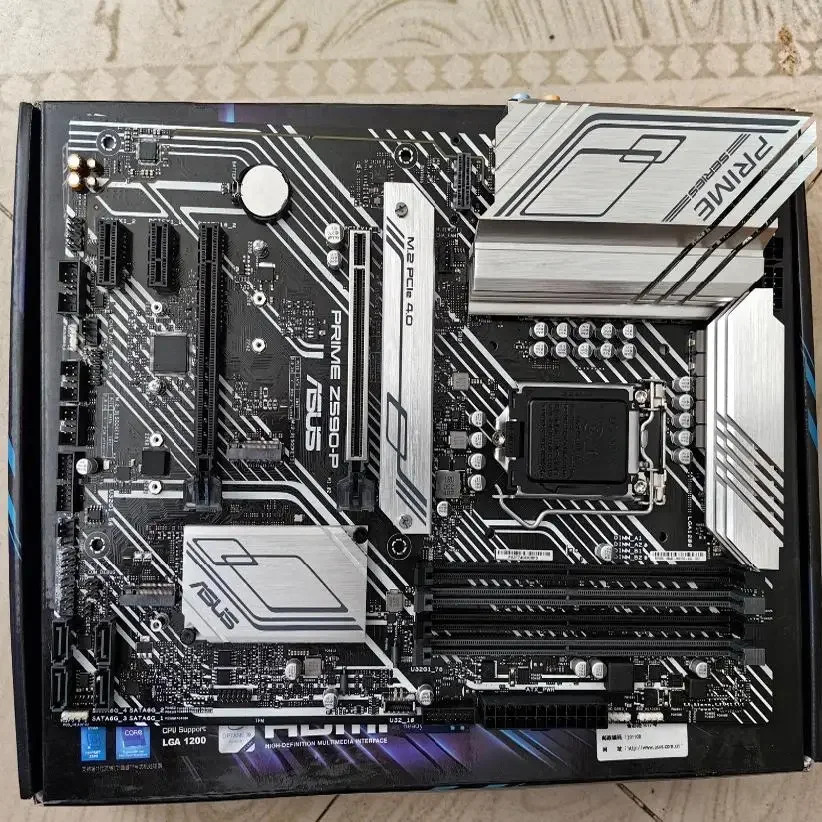ASUS호환 PRIME Z590-P 데스크탑 마스터 시리즈 컴퓨터 메보드는 10-대를 지원