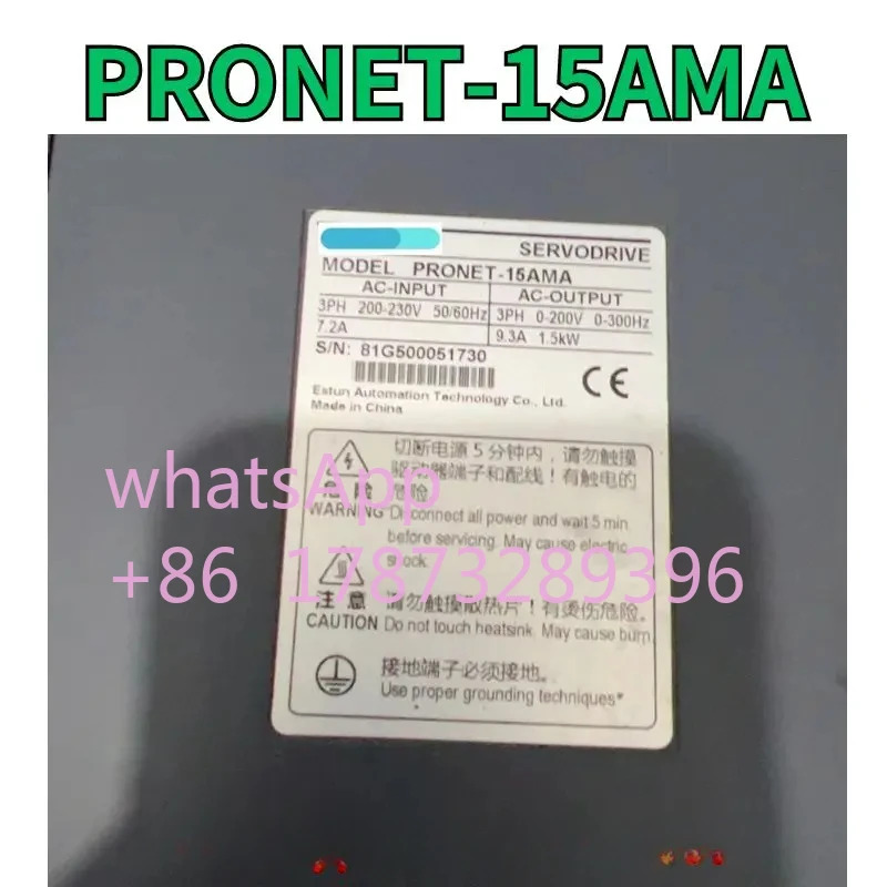 리퍼 서보 드라이버 PRONET-15AMA 1.5KW OK