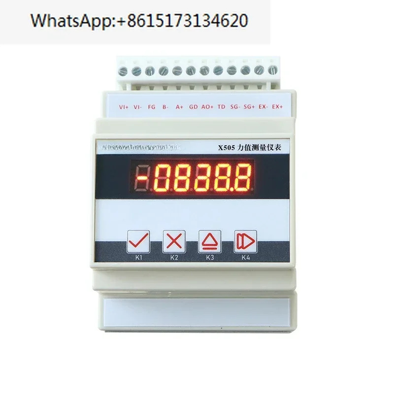 X505 계량 트랜스미터 중량 센서 신호 증폭기 485 통신  10V 가이드 레일