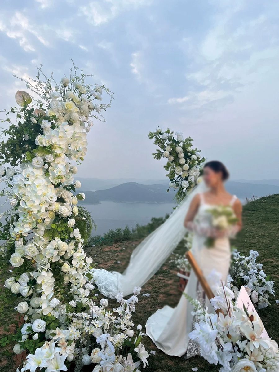 파티용품 레터링 풍선세트 리본 은박풍선 웨딩촬영소품 하트풍선 - 상세 이미지 4