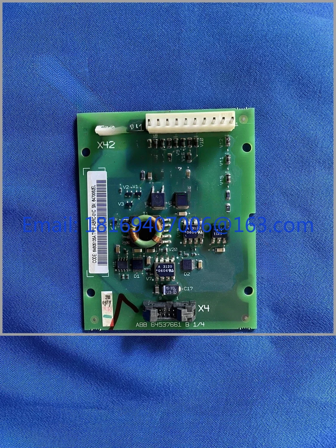 ABB 주파수 변환기 ACS800 시리즈 브레이크 플레이트 ABRC-01C 장치 보드 제어 쵸퍼