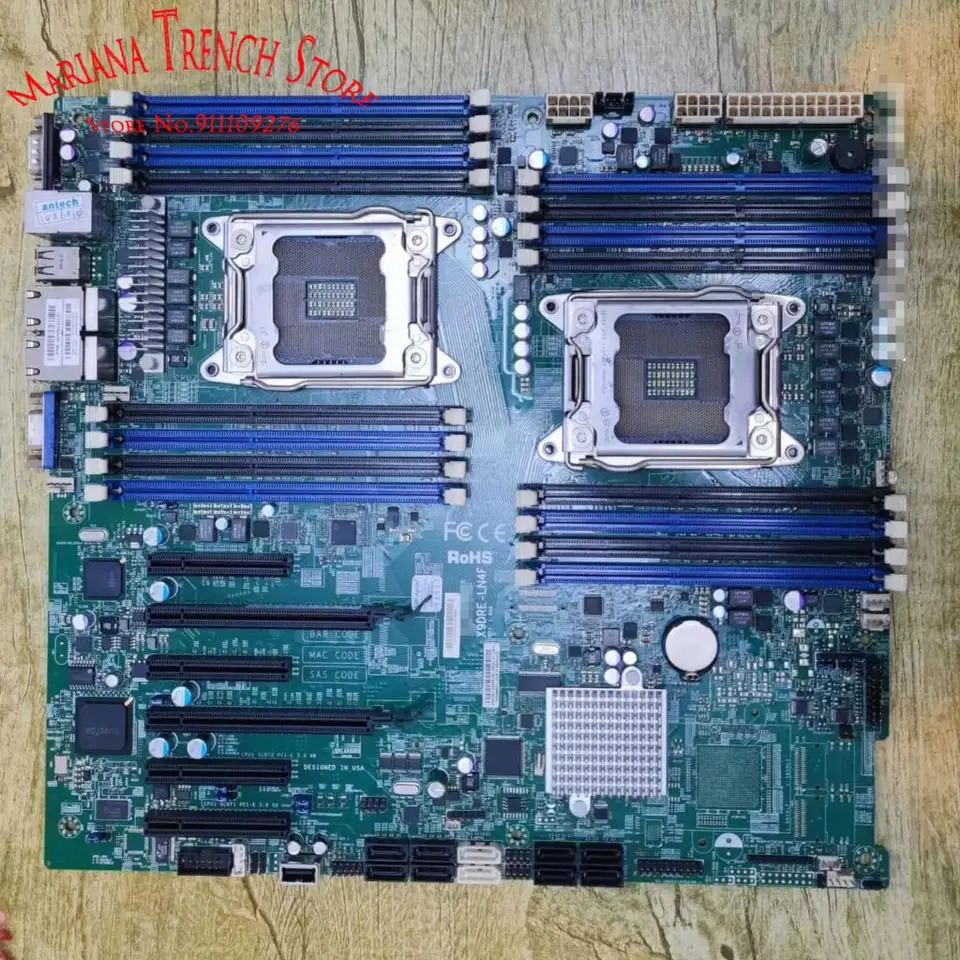 Supermicro 마더보드X9DRE-LN4F LGA2011 E5-2600 패밀리 ECC DDR3 8x SATA2 2x SATA3 포트