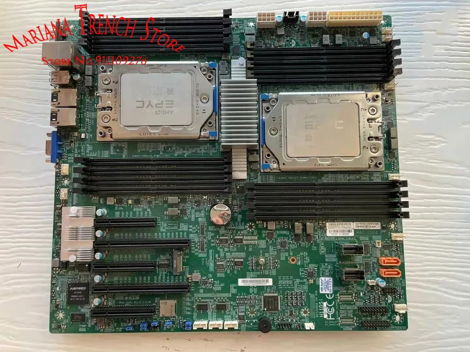 슈퍼마이크로 마더보드H11DSi EPYC 7001/7002 시리즈 프로세서 ECC DDR4 M 키