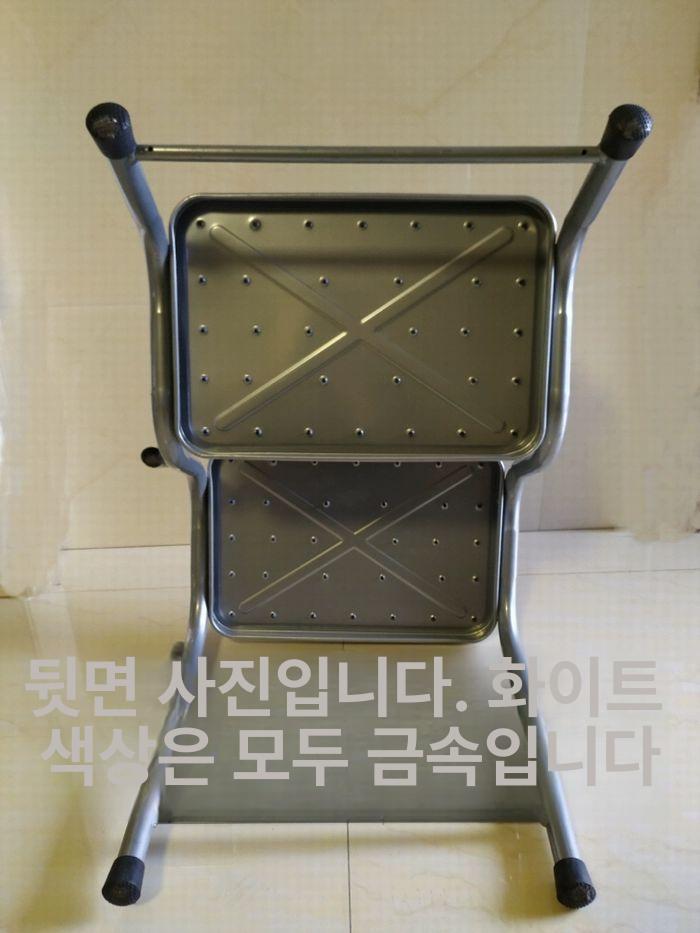 2단 받침대 높이 지지대 카라반발판 보조 다용도 손잡이 캠핑사다리 디딤판 - 상세 이미지 2