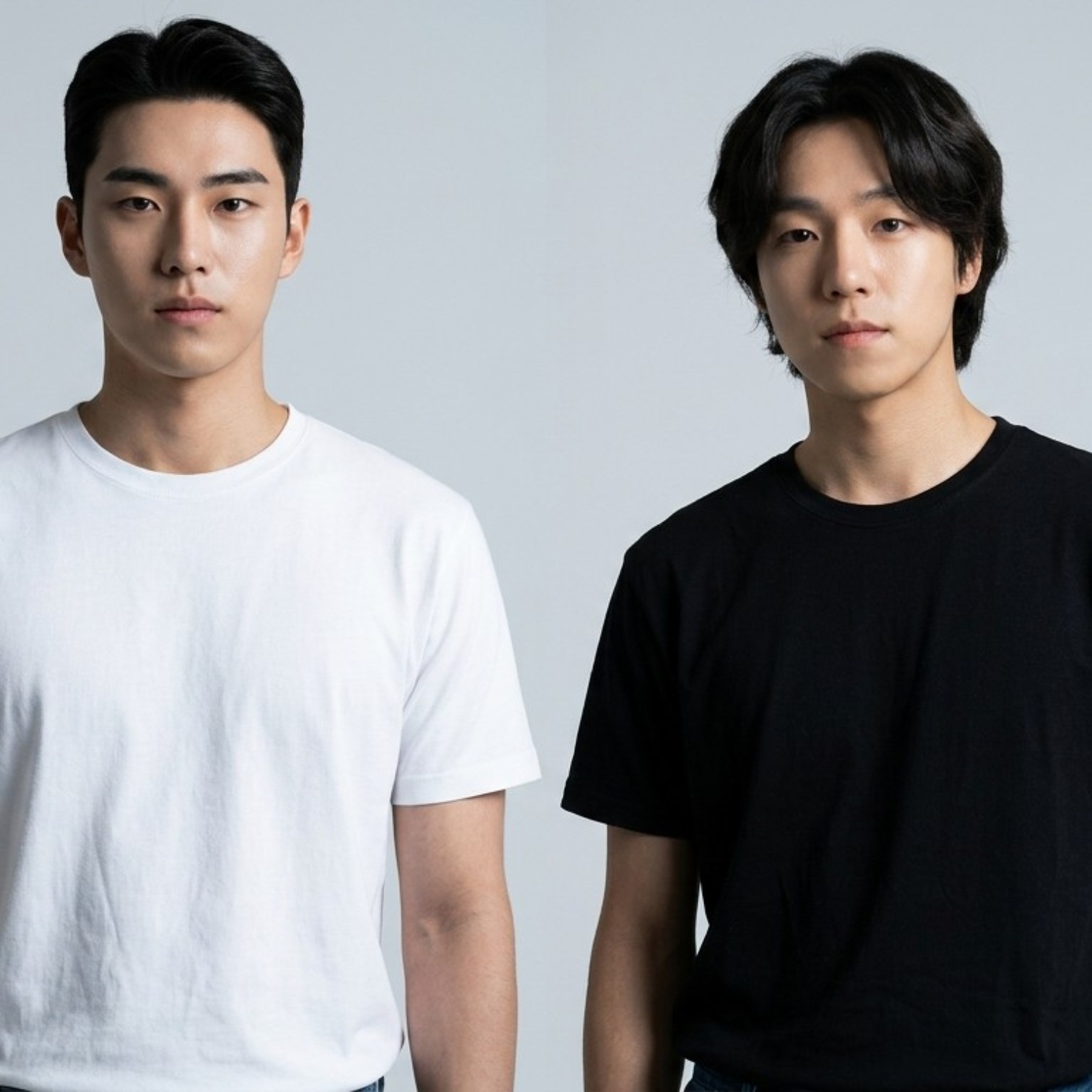 무지 반팔티 코마사 24수 면100% 13컬러 남녀공용 기본 라운드 해시태그 에센셜 - 상세 이미지 3