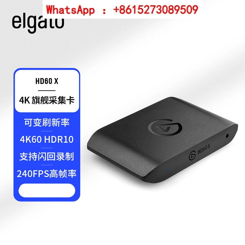 HD60 X 4K 비디오 캡처 카드 라이브 녹화 HDR 스위치 PS5 Xbox