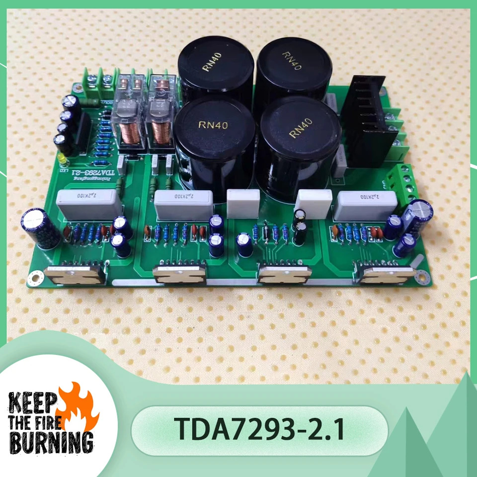 TDA7293-2.1 TDA7293 2.1 하이파이 발열 증폭기 보드 3 채널 크기 168  110 50mm