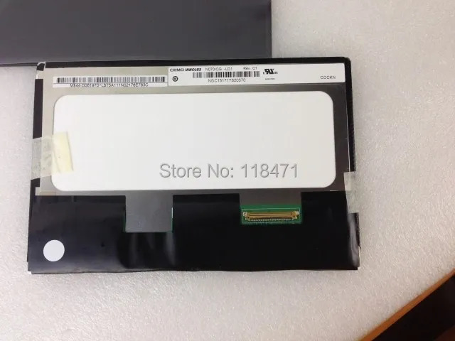 CHIMEI INNOLUX N070ICG-LD4 LCD 패널 7.0 인치 TFT LVDS 디스플레이 IPS 스크린 1ch 6 비트 40 핀 1280x800