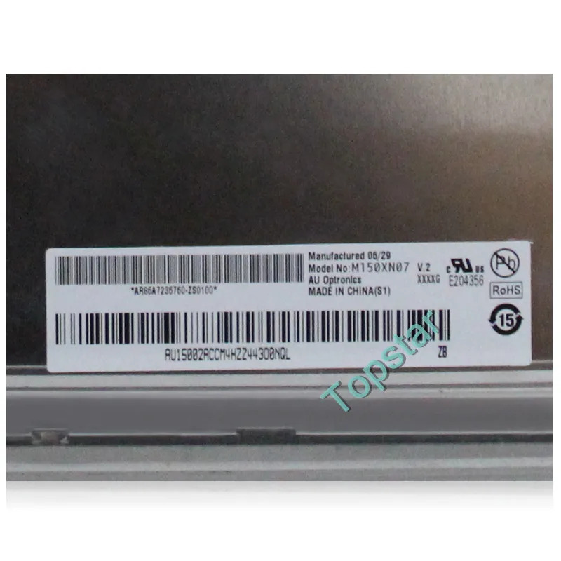 리퍼 A 등급 LCD 패널 스크린 M150XN07 V2 15.0 인치