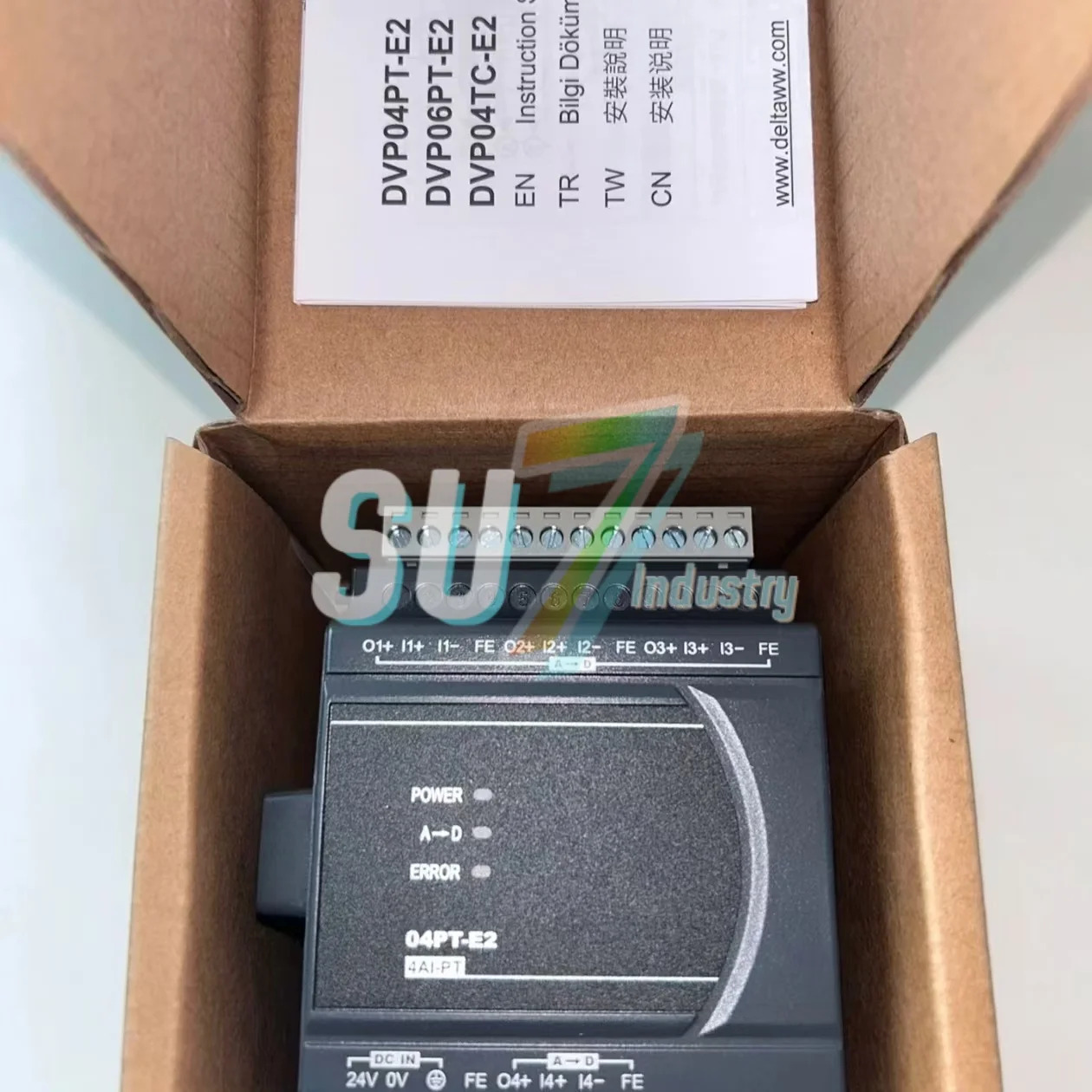 DVP04DA-SL DVP04PT-E2 DVP04PT-H2 PLC 모듈 원본