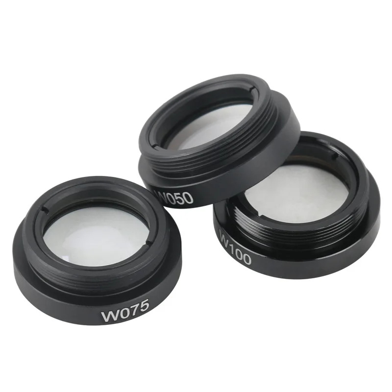 W050 W075 감소된 대물 렌즈 W100 보호 25.5mm 외부 치아 단안 산업카메라