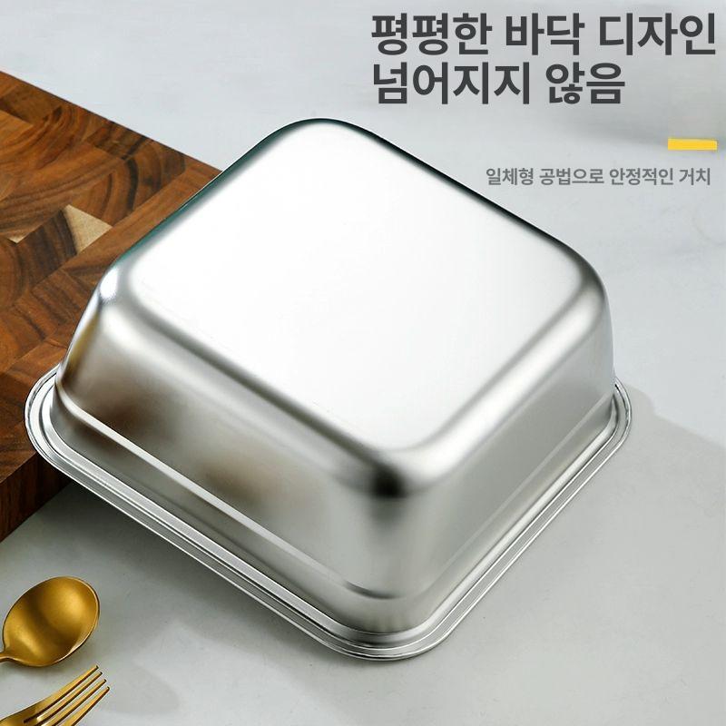 미니 설거지통 스텐 소형 싱크대 주방 스테인레스 구멍 설거지볼 체망 사이즈 - 상세 이미지 4