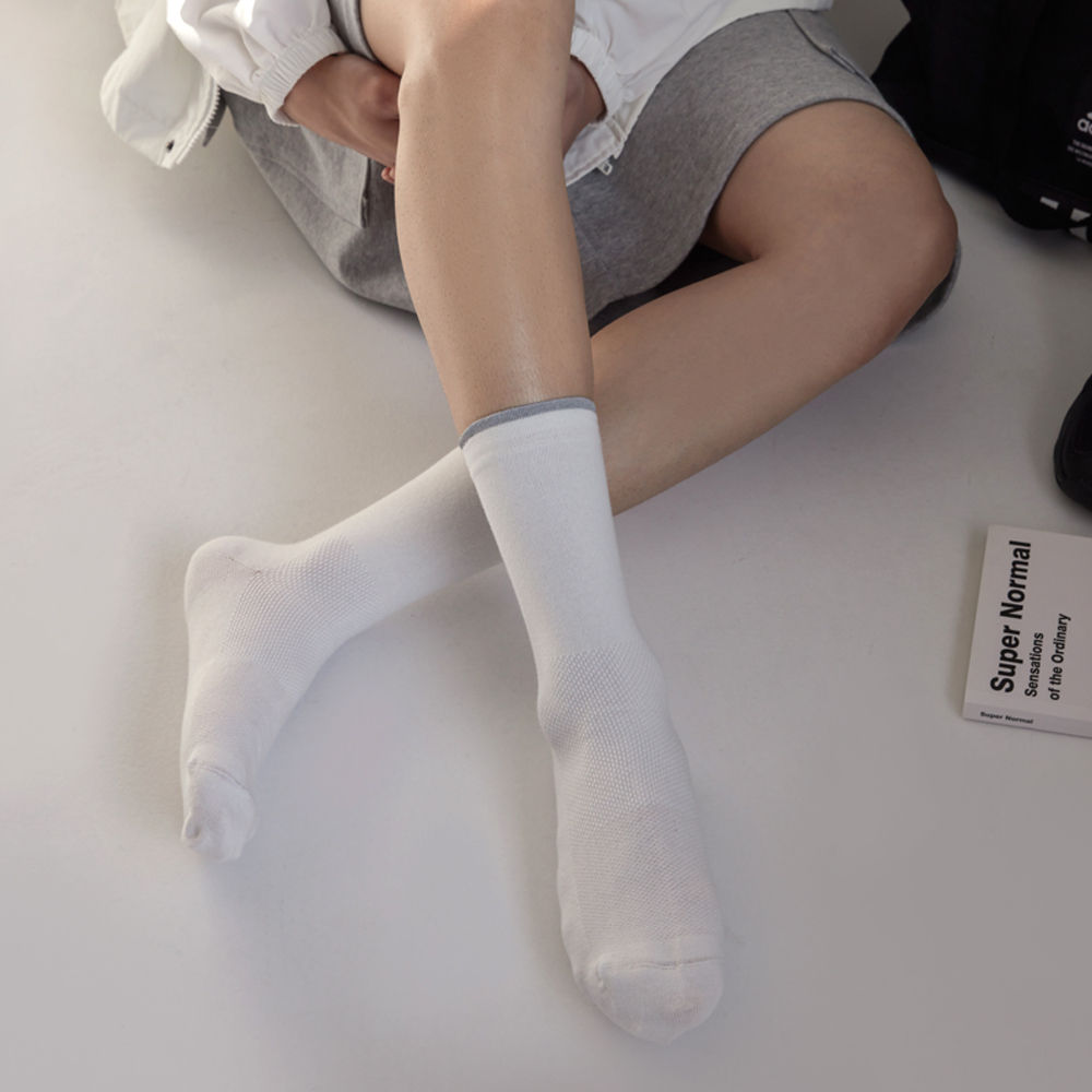 스포츠양말 러닝 논슬립 운동 런닝 여름 중목양말 재귀 크루삭스 - 상세 이미지 3