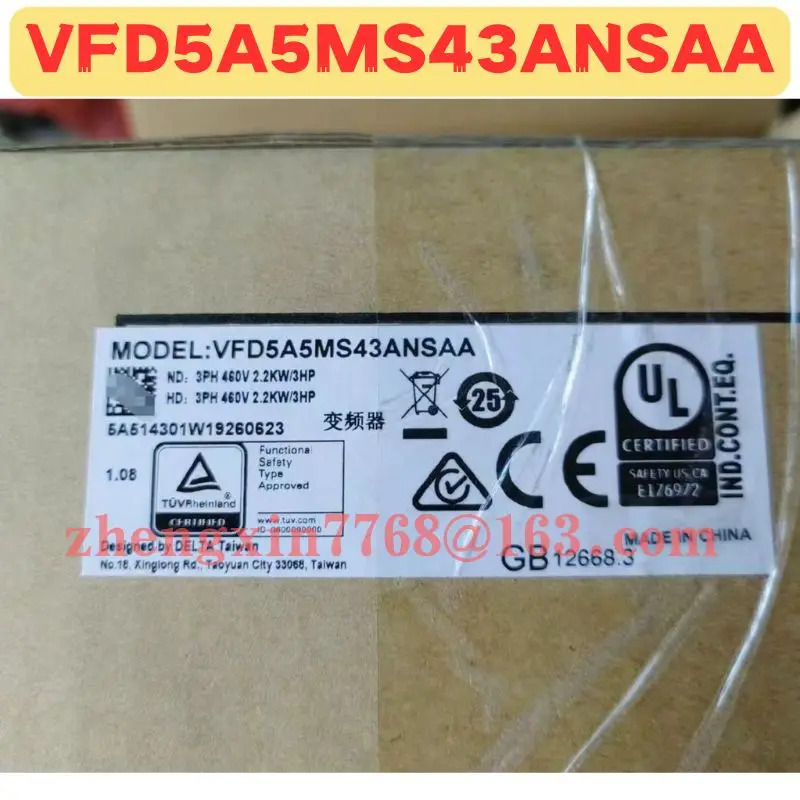 오리지널 주파수 변환기 VFD5A5MS43ANSAA