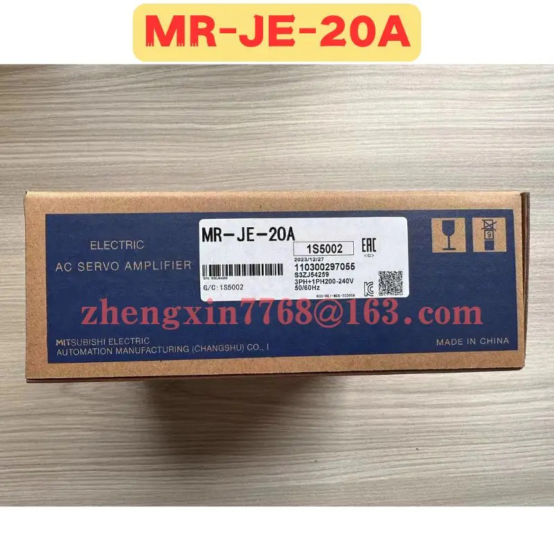 오리지널 MR-JE-20A MR JE 20A 서보 드라이브 신