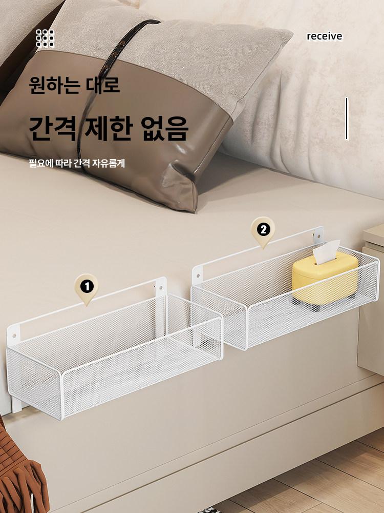 휴대폰 거치대 선반 침실 접착식 벽걸이 아크릴 플로팅 디스플레이 다용도 충전 - 상세 이미지 2