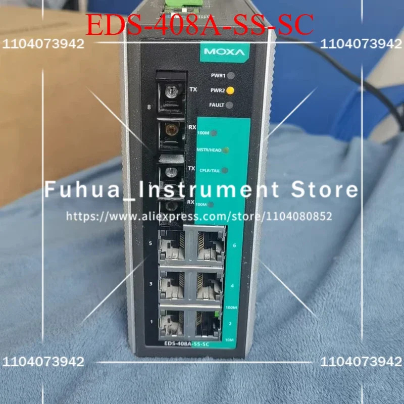 MOXA EDS-408A-SS-SC V2.1.1 산업이더넷 스위치