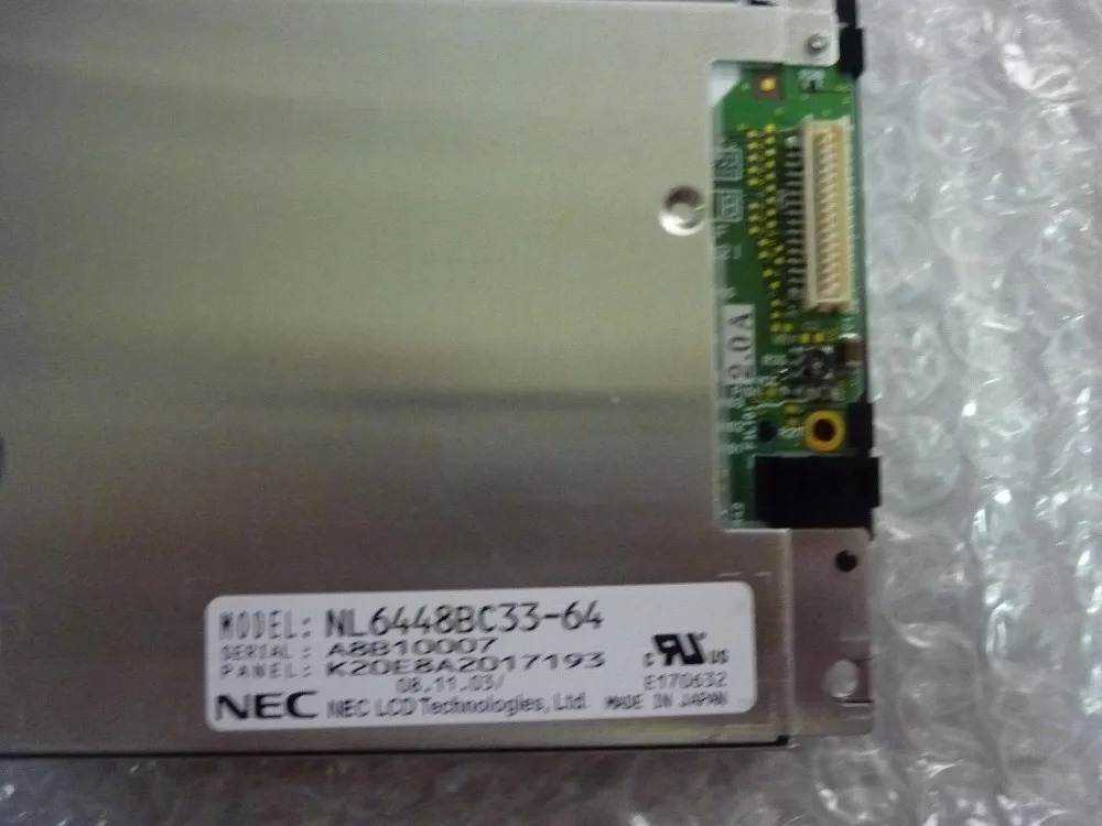 NL6448BC33-64E 산업CCFL LCD 디스플레이 패널 A 등급 10.4 인치