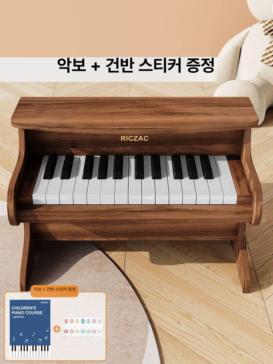 연습용 미니피아노 선물 엄지 입문용 음비라 나무건반 인테리어 장난감 성인 - 상세 이미지 4