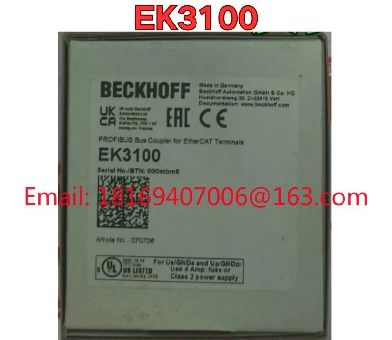 EK3100 PLC 모듈 커플러