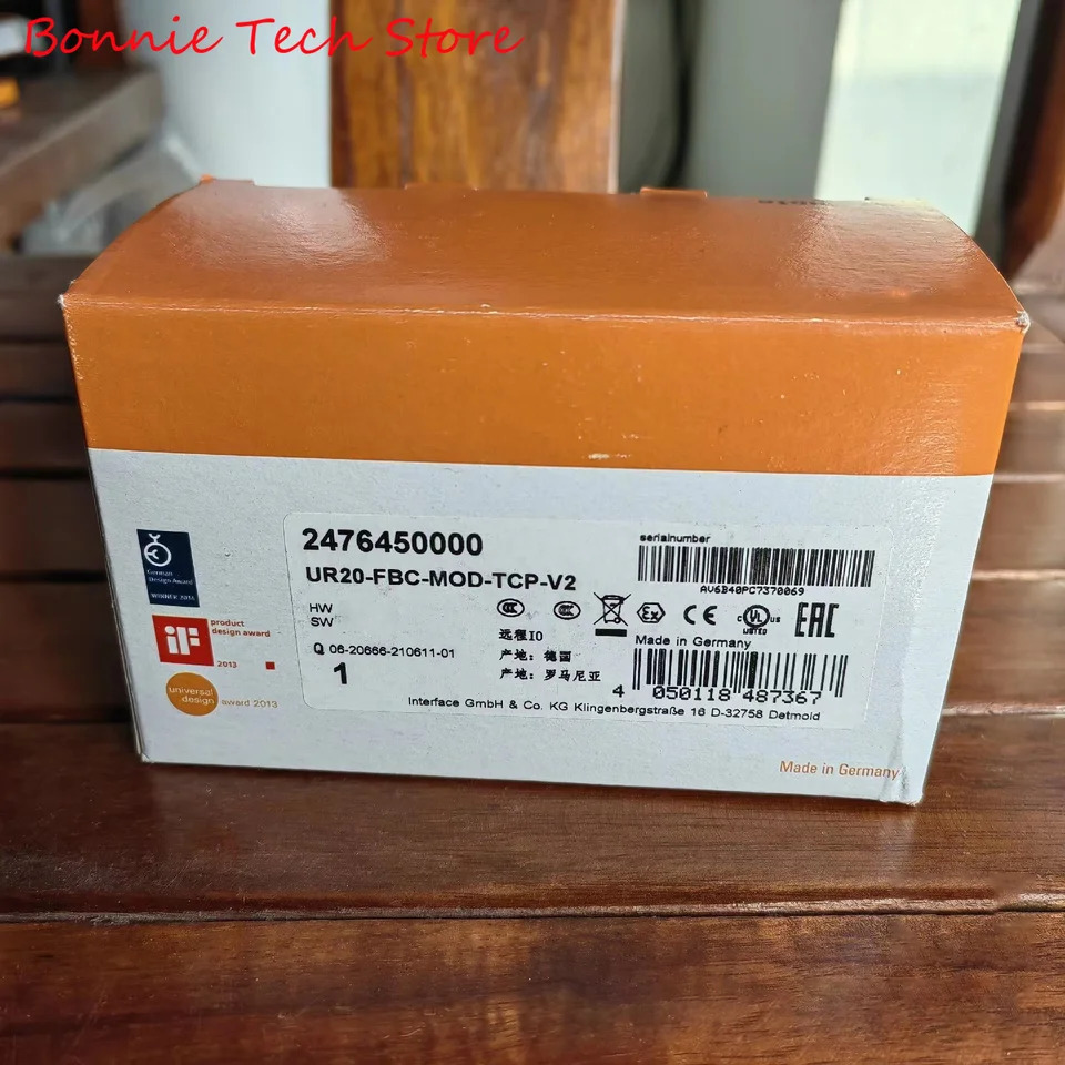 Weidmuller 원격 I/O 필드커플러 IP20 이더넷 Modbus/TCP UR20-FBC-MOD-TCP-V2 2476450000