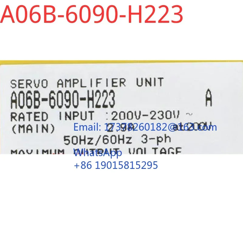 A06B-6090-H223 리퍼 완료상태