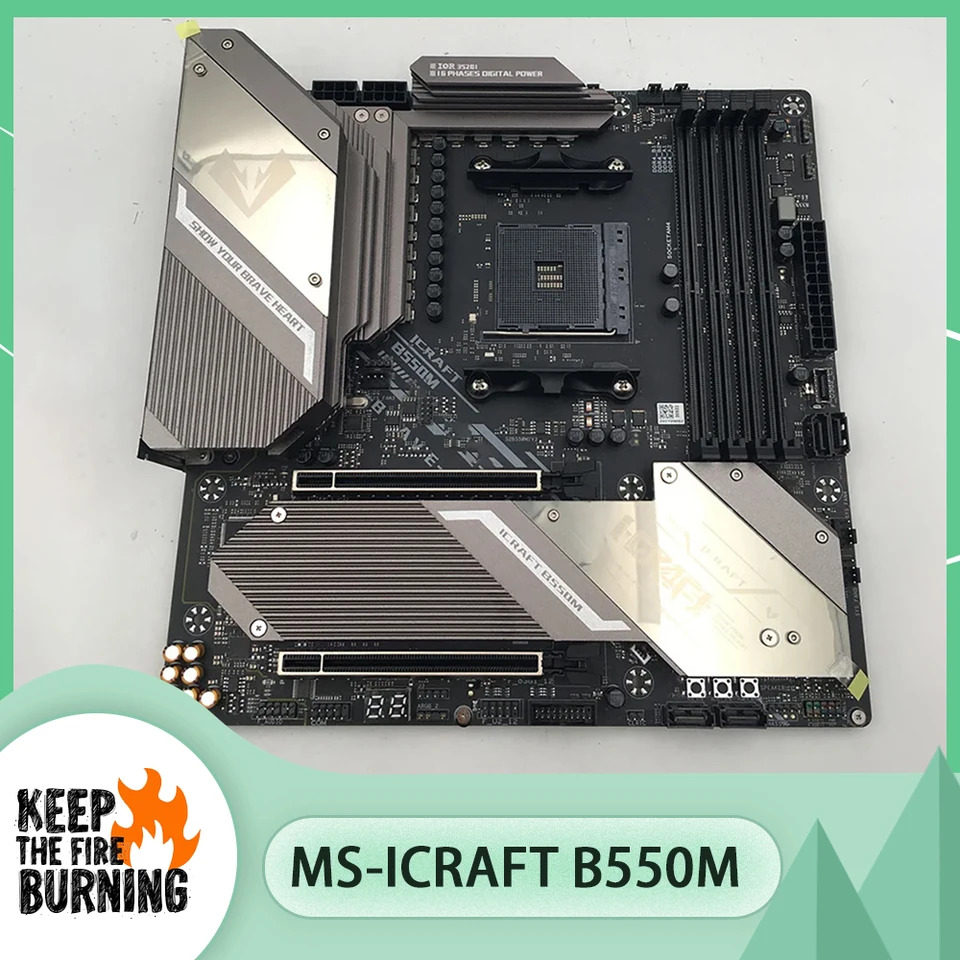 MAXSUN MS-iCraft B550M 오리지널 데스크탑 컴퓨터 마더보드 Ruilong AM4 지원