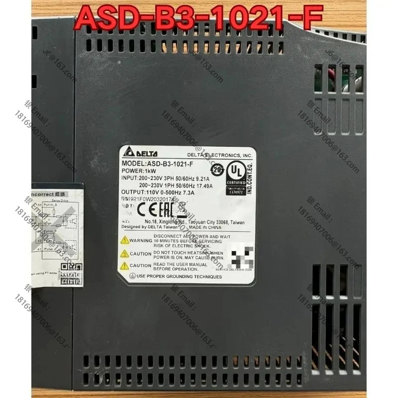 리퍼 ASD-B3-1021-F 서보 드라이브 기능 리퍼는 정상
