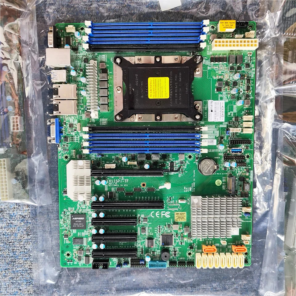 X11SPi-TF Supermicro LGA3647 서버 마더보드 C622 칩 M.2 더블기가비트 205W