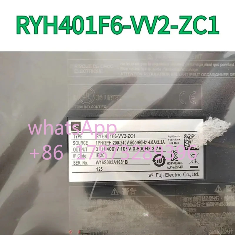 서보 드라이버 RYH401F6-VV2-ZC1 400w