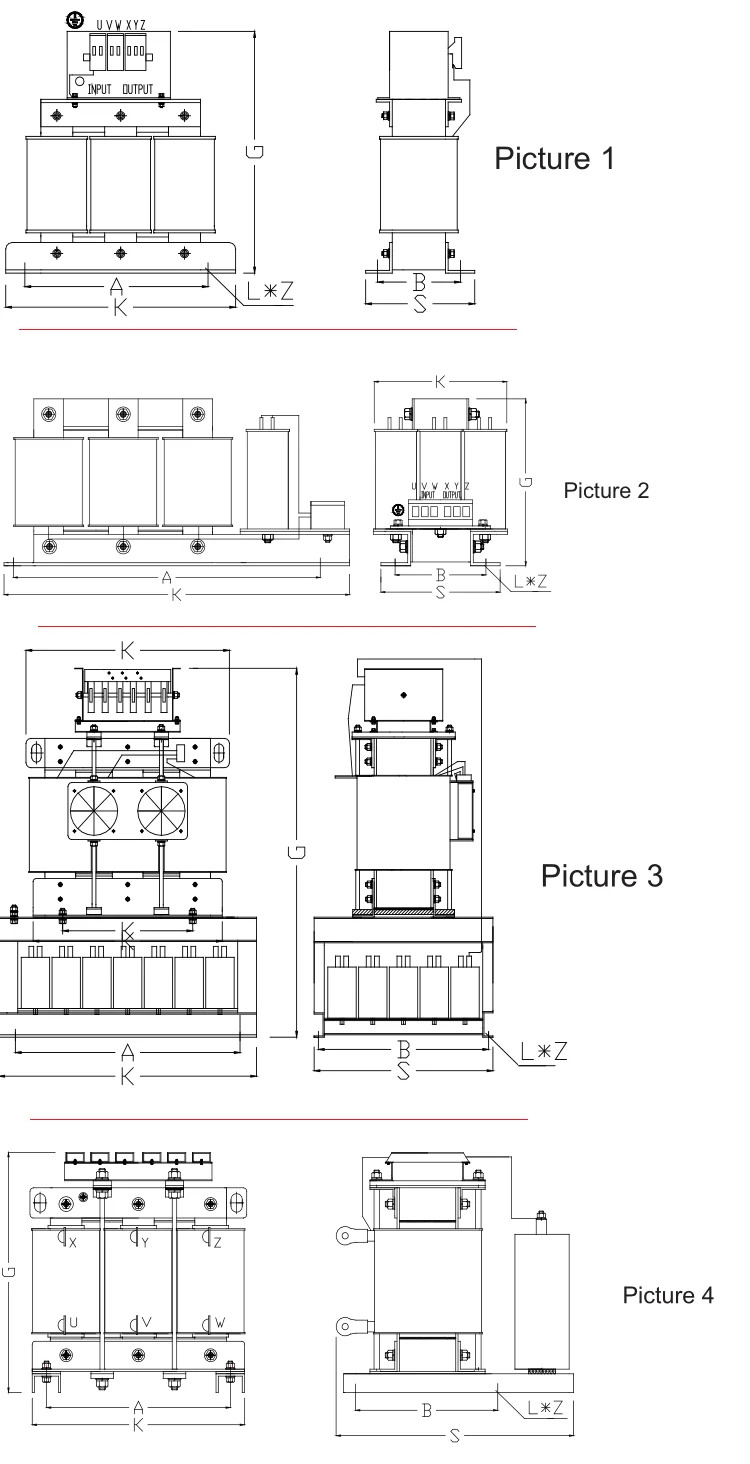 산업30KW 출력 Ac Chock 380V주파수 변환기 워터 펌프용