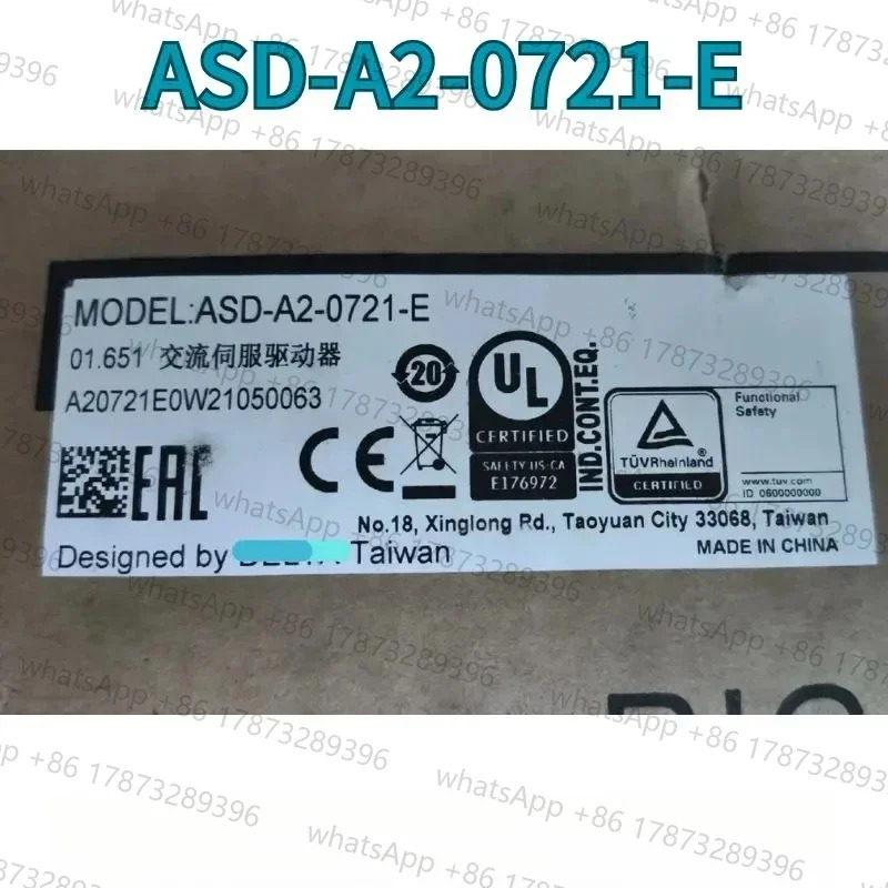 서보 드라이버 220V 750W ASD-A2-0721-E