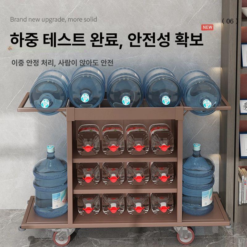 호텔 청소용카트 린넨 수레 세탁물 룸메이드 대차 청소카트 도구 밀차 구루마 끌차 - 상세 이미지 2