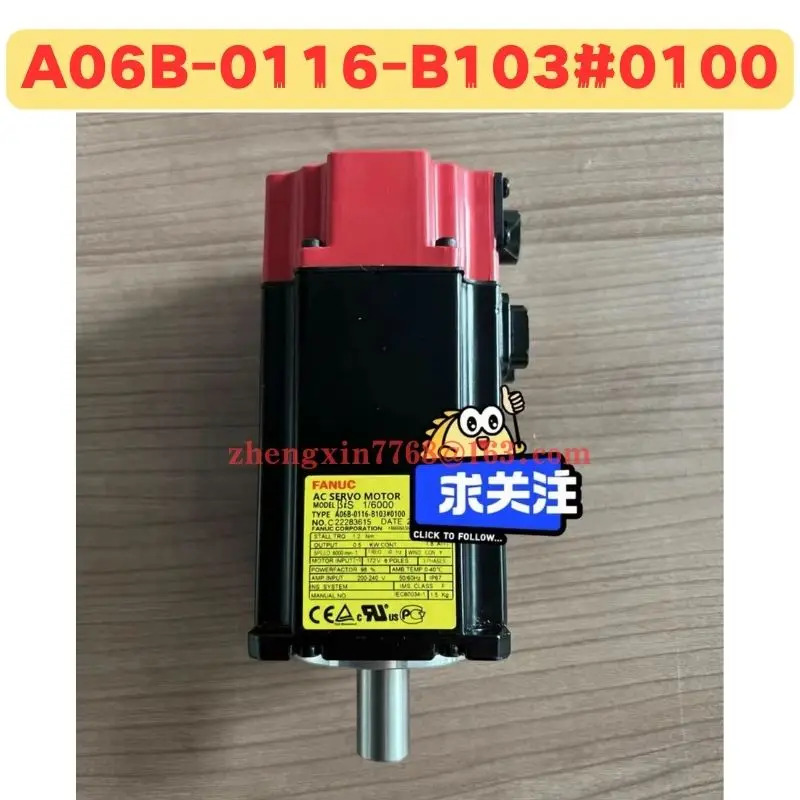 리퍼 서보모터 A06B-0116-B103 0100 A06B 0116 B103 정상 기능 완료