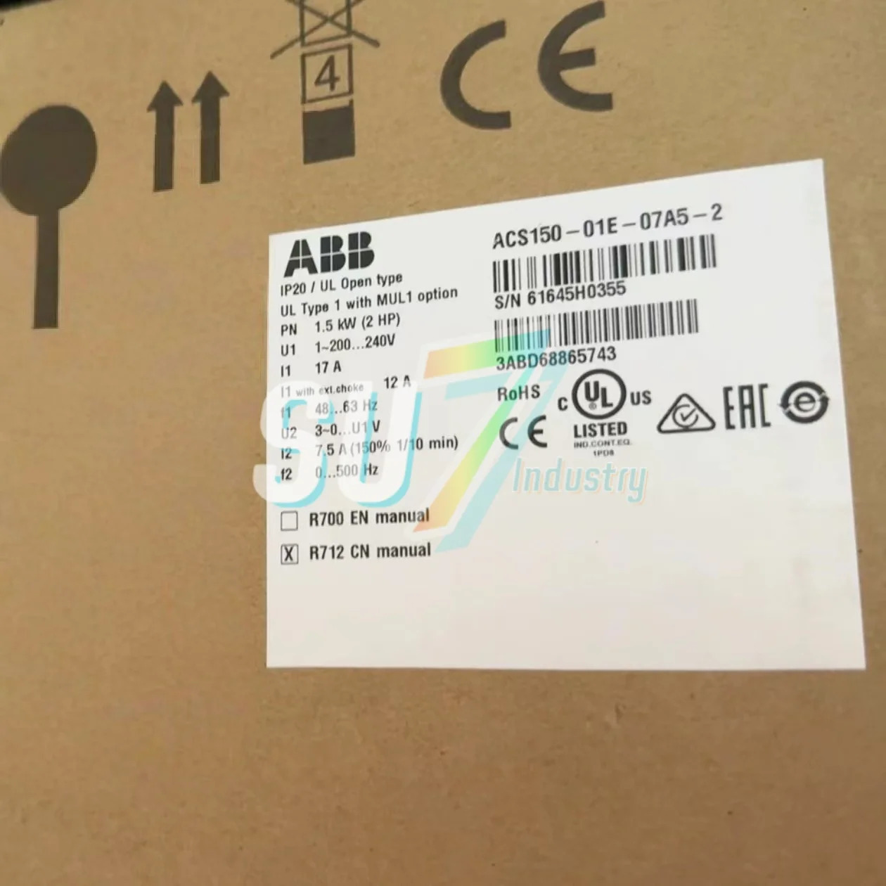 주파수 변환기 원본 ACS150-01E-07A5-2 ACS150-01E-09A8-2