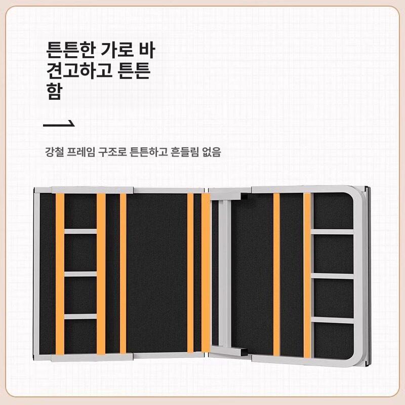 접이식 슈퍼싱글침대프레임 침대틀 저상형 침상 공간활용 튼튼한 간이침대 나무받침대 - 상세 이미지 3
