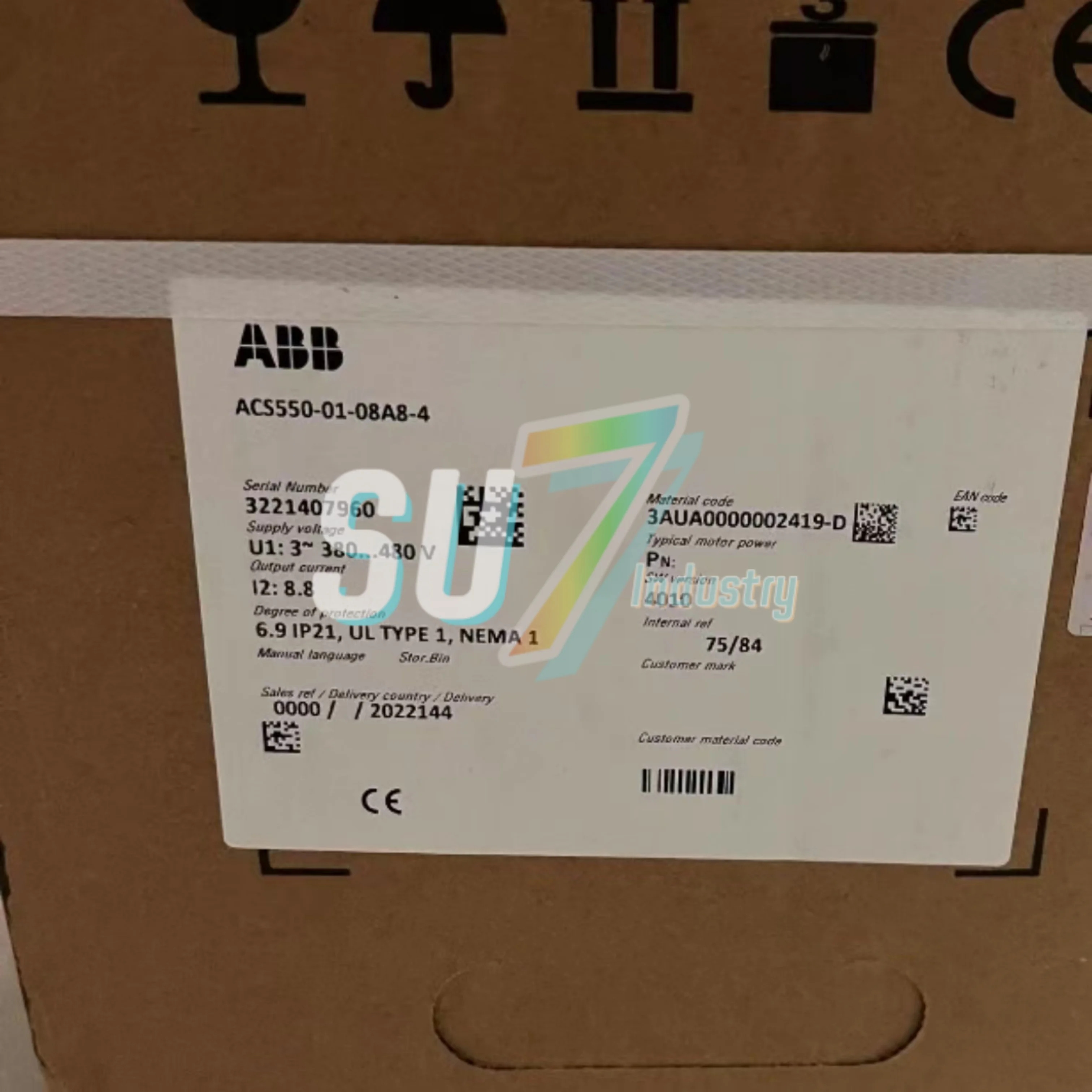 ACS550-01-08A8-4 인버터신규