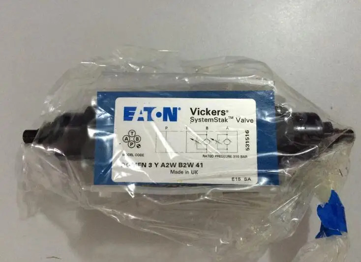 DGM호환FN-3-Y-A2W-B2W-41 ETN Vickers 시스템스탁 밸브 영국 DGM호환FN3YA2WB2W41 정격 압력 315 바