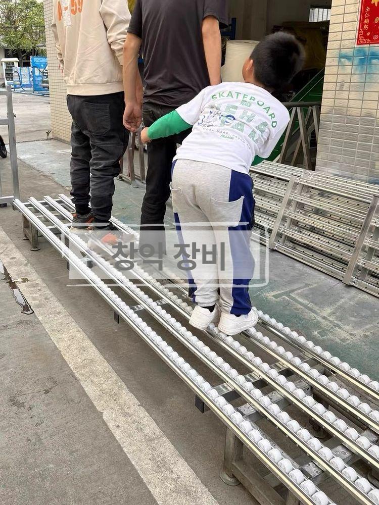 상하차 컨베이어벨트 물류 컨베어 바퀴 콘베어 폭 롤러 운반기 길이 로딩 로라 공장 - 상세 이미지 5