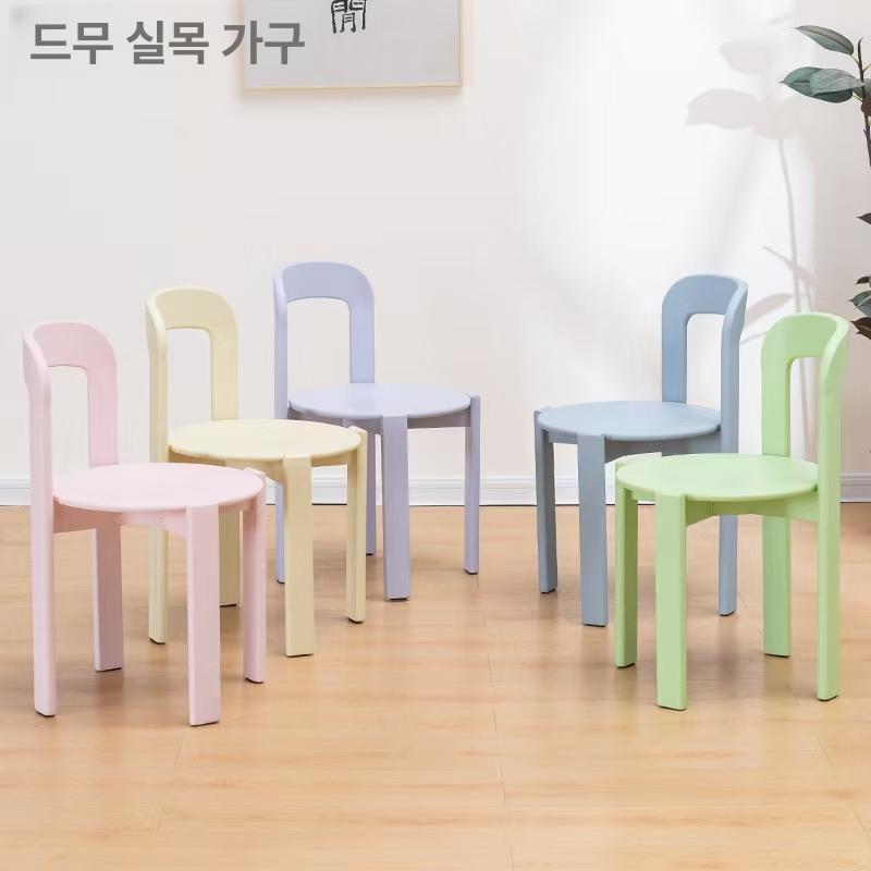 가죽 원목의자 다이닝체어 레스토랑 빈티지 인테리어 주방 앤틱의자 식당의자 프렌치 - 상세 이미지 2