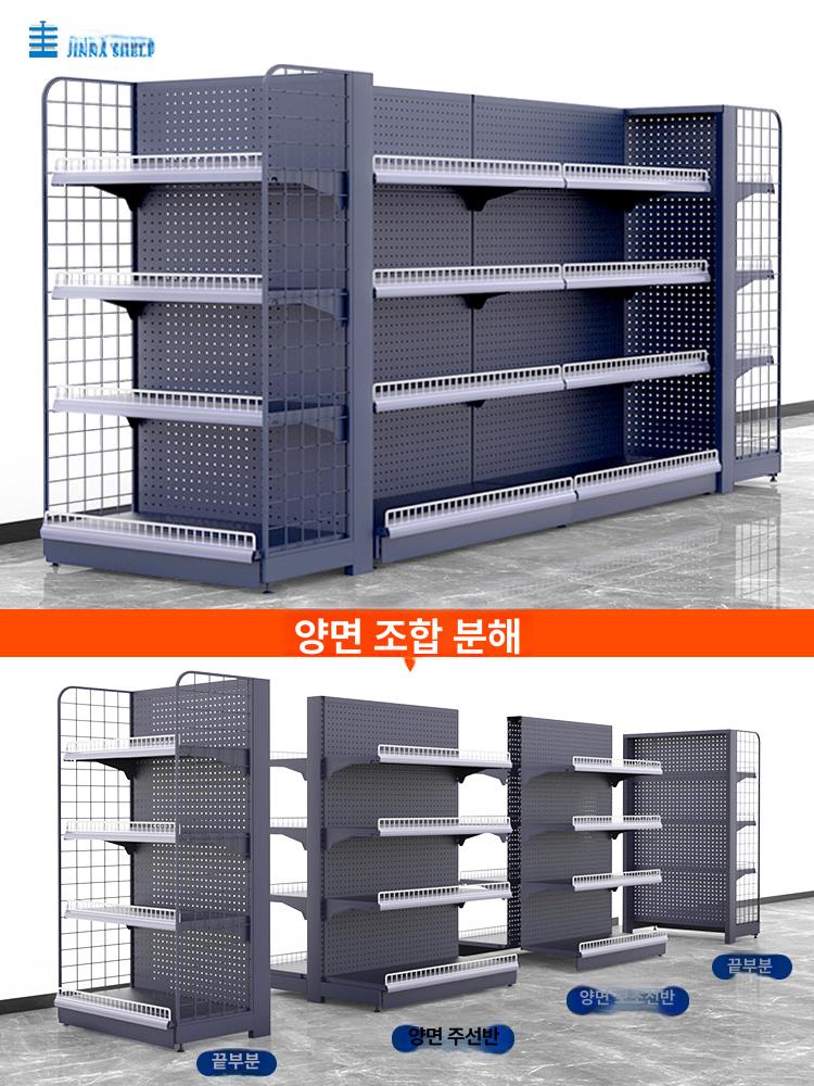편리한 선반 디스플레이 흰색 진열장 가정용 받침대 전시다이 진열대 하얀색 인테리어 - 상세 이미지 2