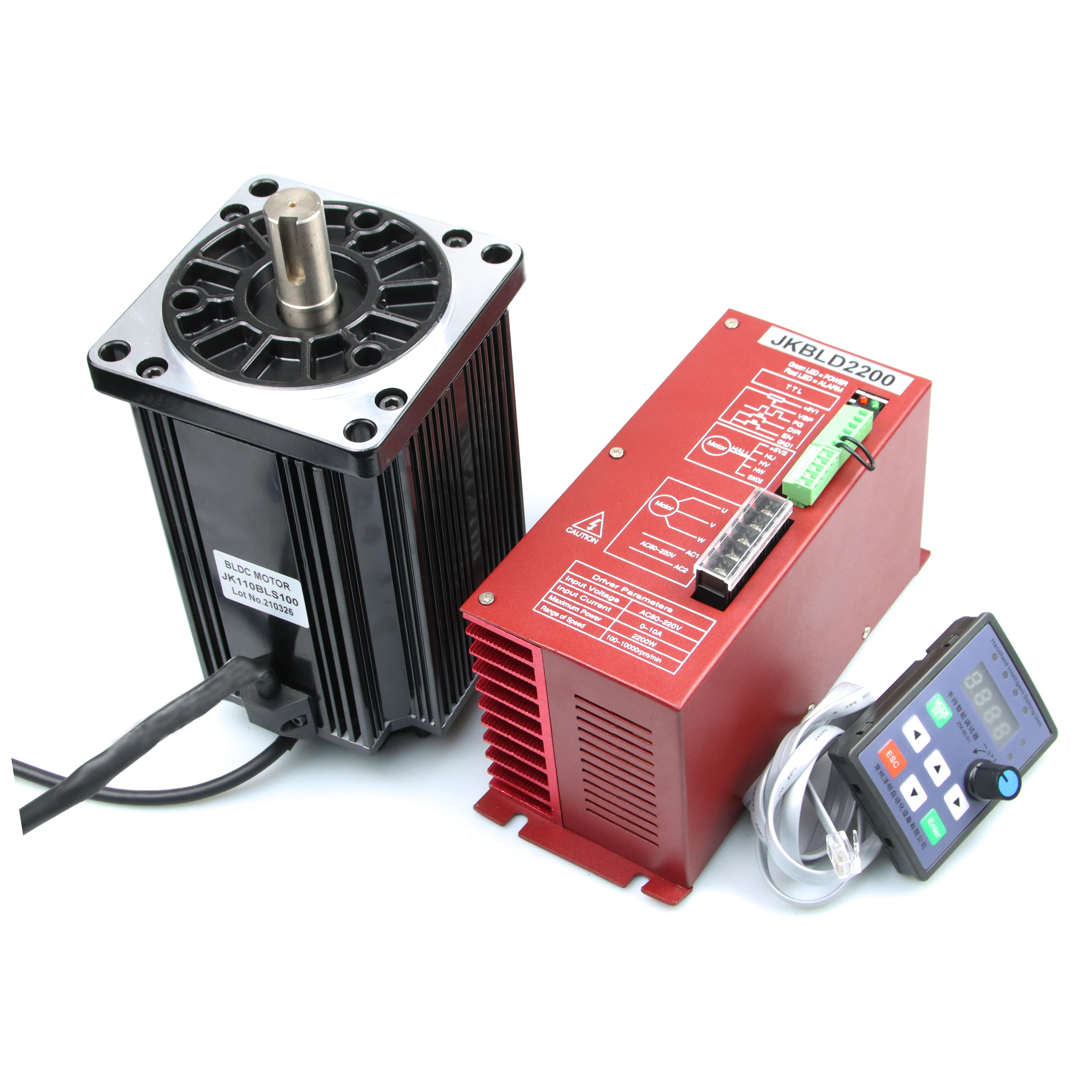 JKONGM호환OTOR 2kw 310V BLDC 모터 3000rpm 110mm 브러시리스 DC 6Nm 기기영구 자석