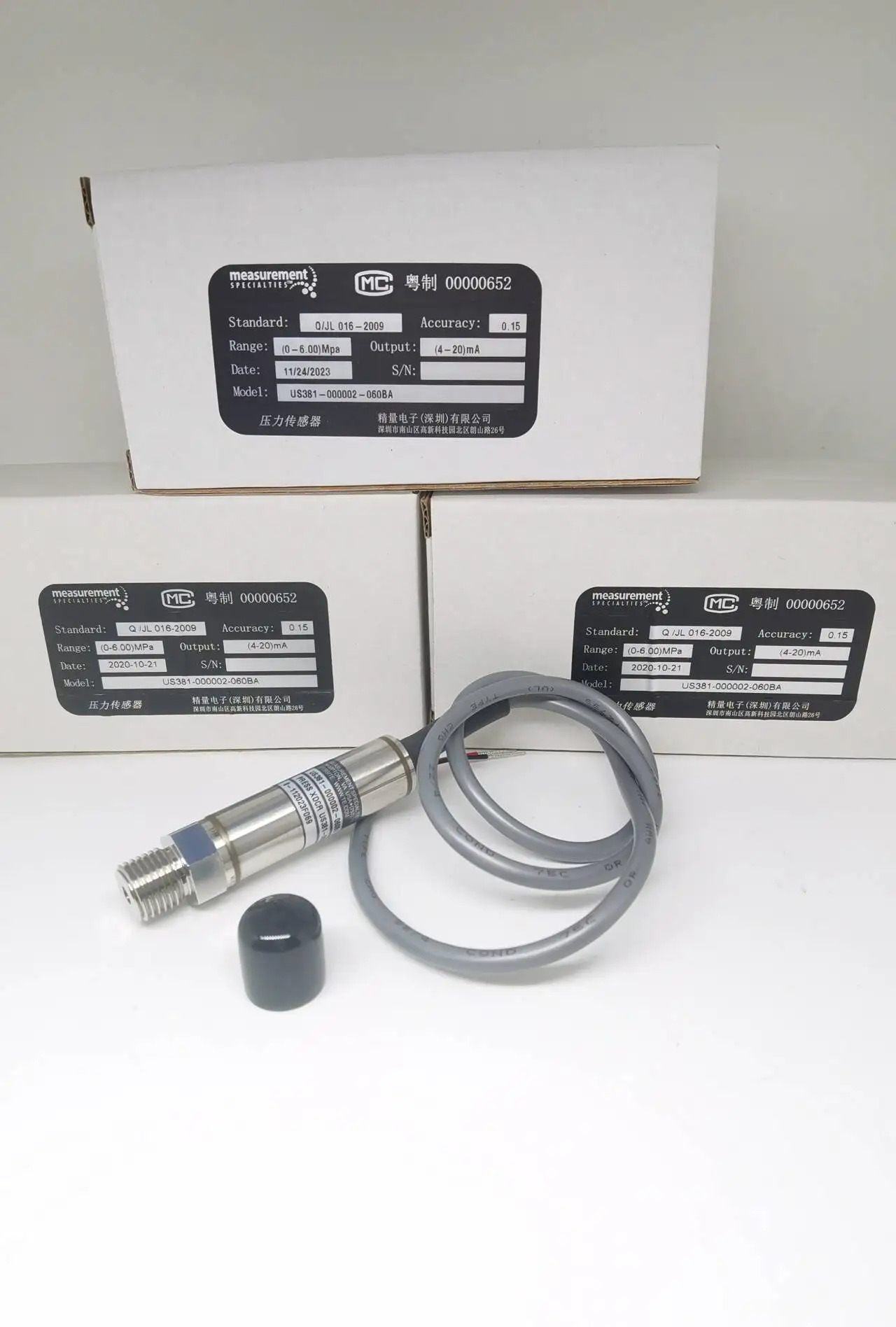 미국381- 000002 -060BA MEAS 압력센서 오리지널