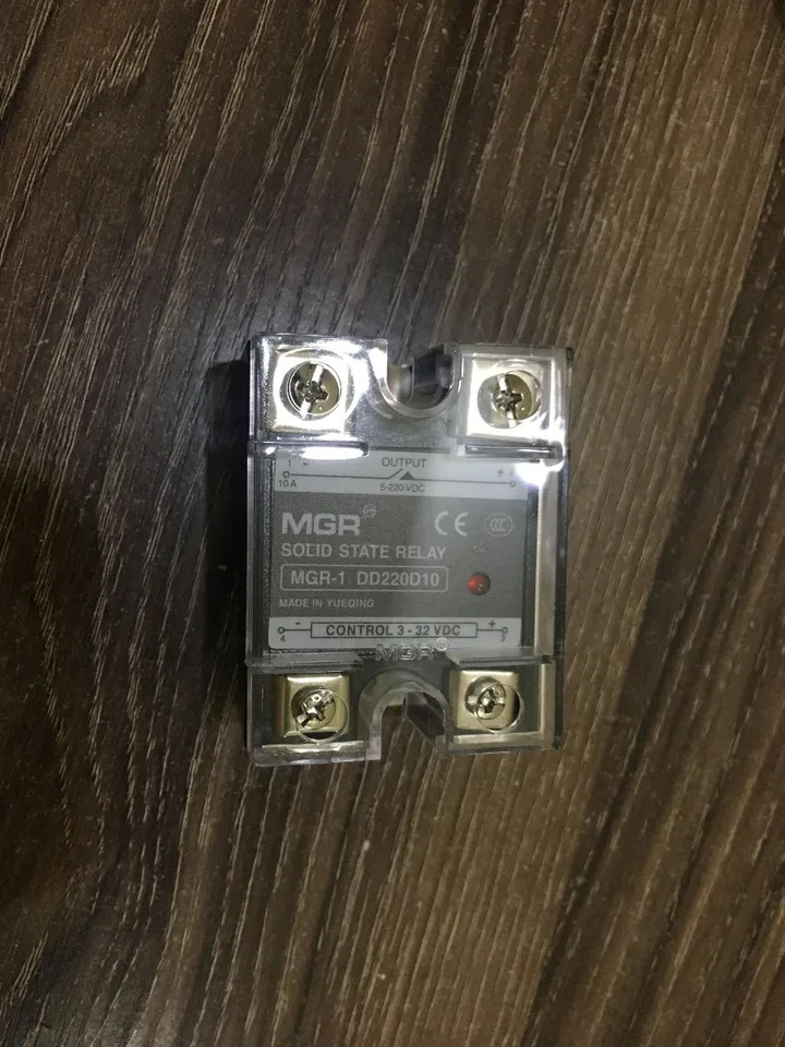 Mager 단상 SSR 솔리드 스테이트 릴레이 신 10A 24V DC 제어 MGR-1 DD220D10