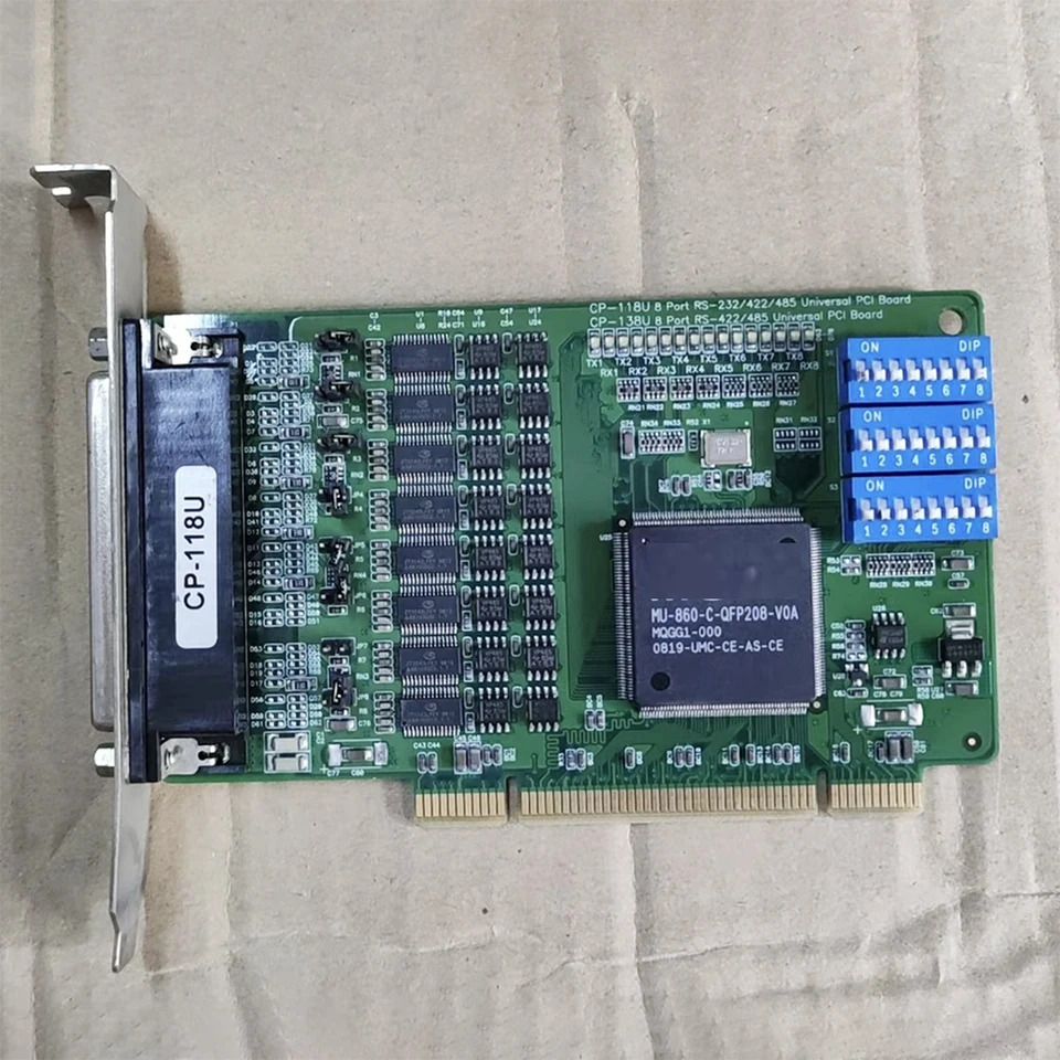 MOXA CP-118U PCI 산업멀티 시리얼 카드 8 포트 RS232 422/485 CP118