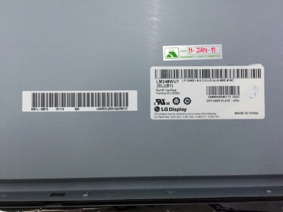 LM240WU7-SLB1 LCD 디스플레이 화면 LM240WU7SLB1