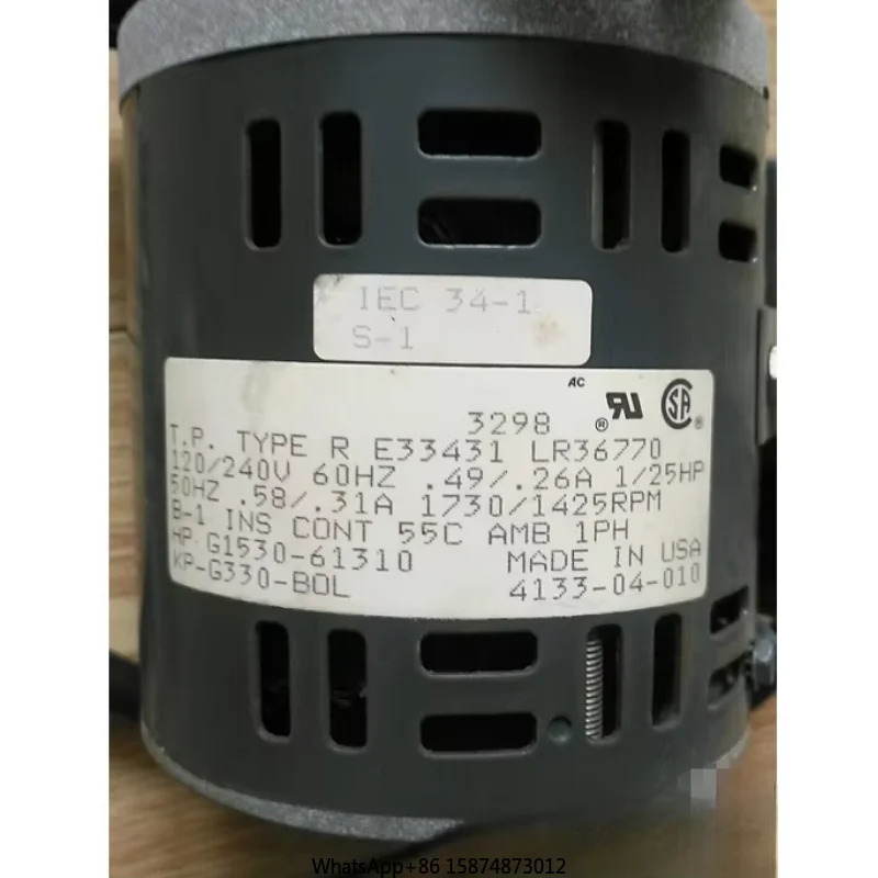 크빈티지토그래피 컬럼 온도 챔버 모터 어셈블리 Agilent G1530-67030 6890 g